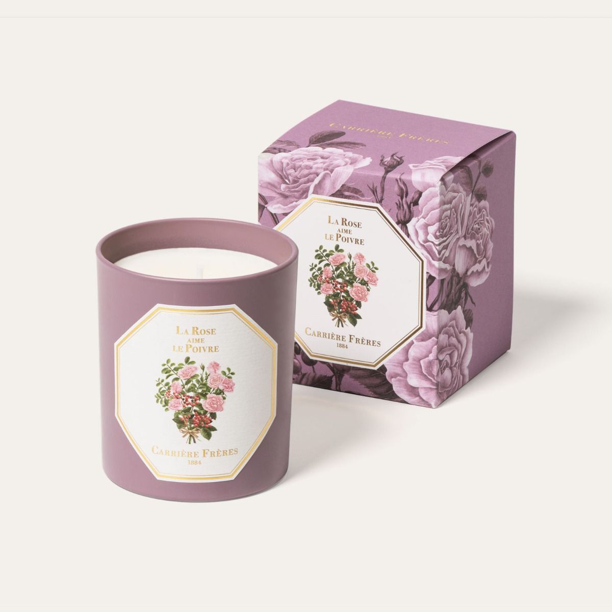 Carrière Frères 玫瑰愛胡椒 香氛蠟燭 - 雪文洋行