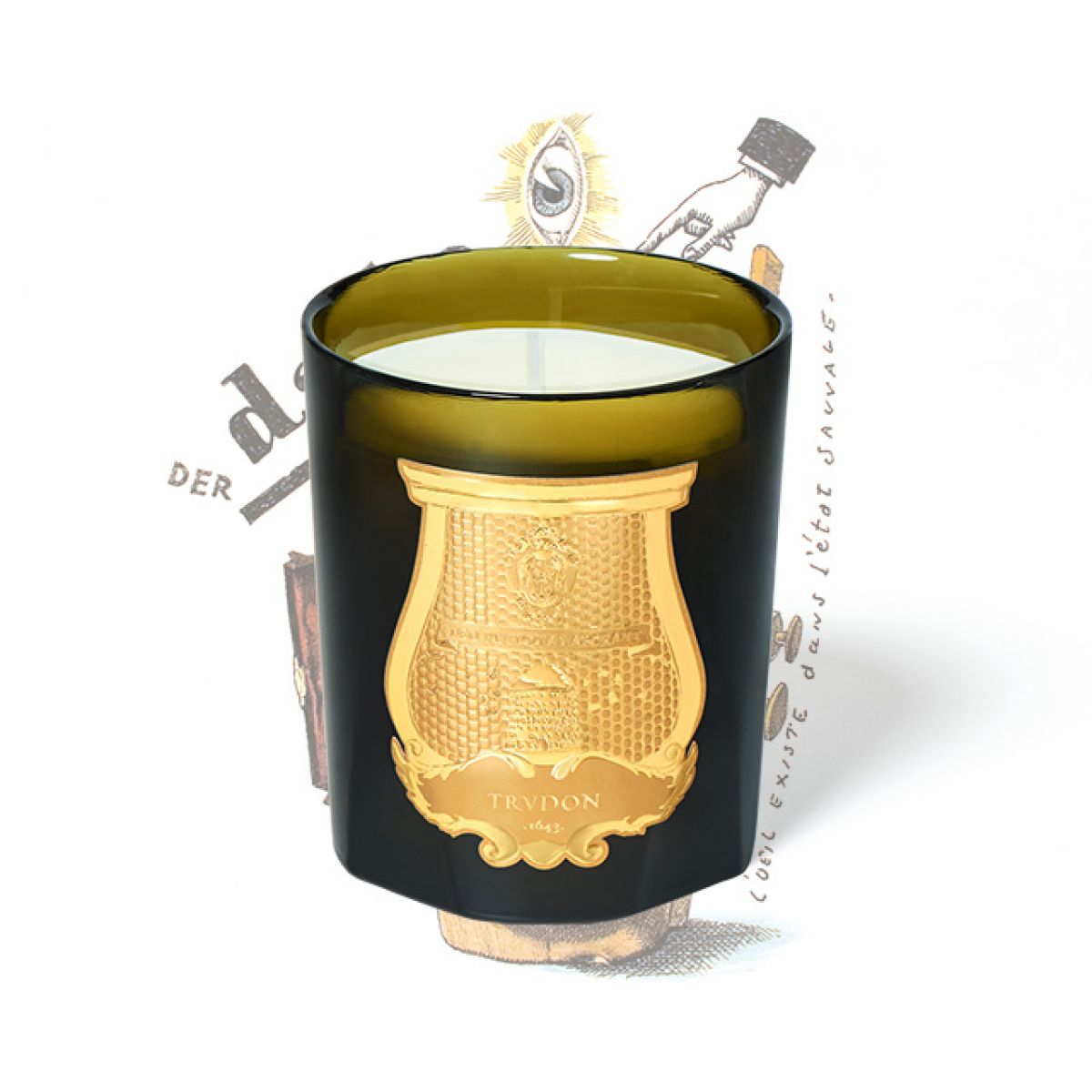 Cire Trudon 茶與岩蘭草香氛蠟燭 270g - 雪文洋行